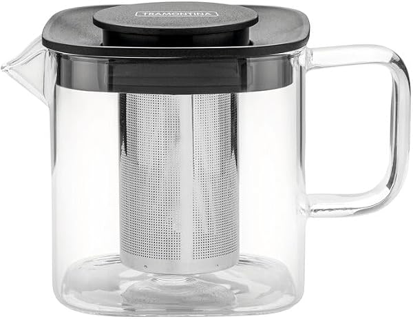 Bule Quadrado de Vidro com Infusor Tramontina 0,6 L