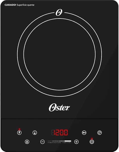 Cooktop de Indução 1 Boca Oster Touch Screen Portátil 220V