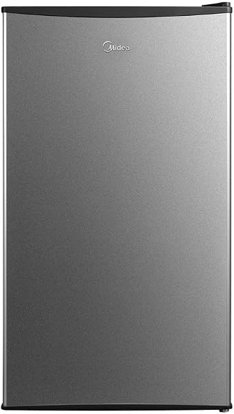 Frigobar Midea 93 Litros Inverter Bivolt Preto com Porta Inox
