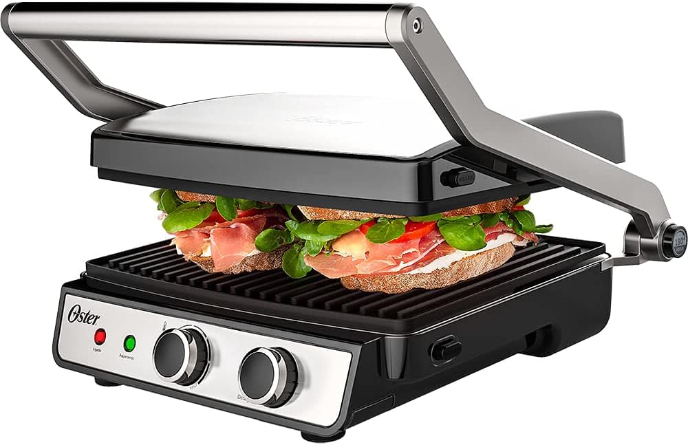 Grill Elétrico Multiuso 2 em 1 Oster