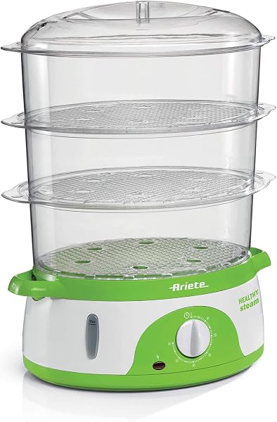 Panela a Vapor Elétrica Ariete 911 9L 3 Cestos 800W