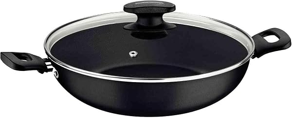 Wok Tramontina Loreto Alumínio Antiaderente Grafite 28 cm